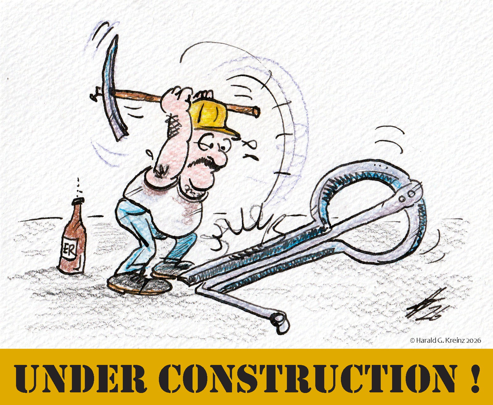 Karikatur - Under construction von -