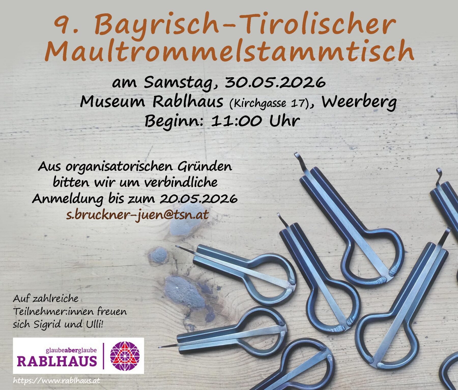 Veranstaltungsbild 9. Bayrisch-Tirolischer Maultrommelstammtisch