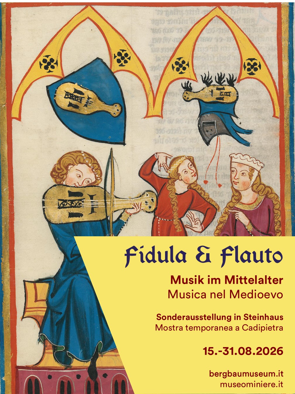 15. - 31. August 2026: Ausstellung Fidula & Flauto Kornkasten Steinhaus - Landesmuseum Bergbau (Südtirol)