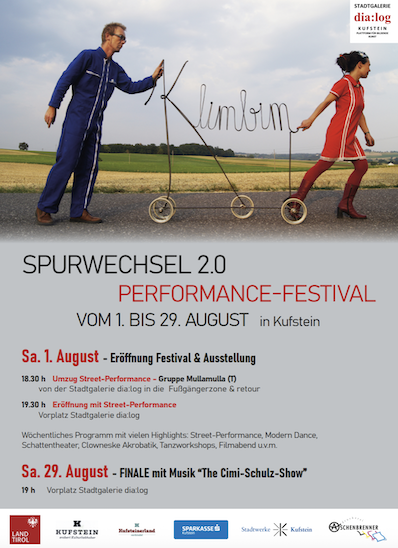 Flyer: SPURWECHSEL 2.0 PERFORMANCE-FESTIVAL 2026